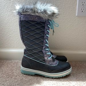 Justice Girls Winter faux Snow boots